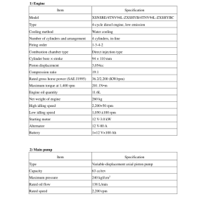 Hyundai HX55S Crawler Excavator Service Repair Manual (Built in China) - Image 5