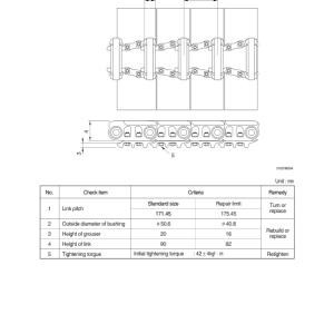 Hyundai R110-7 Crawler Excavator Service Repair Manual - Image 4