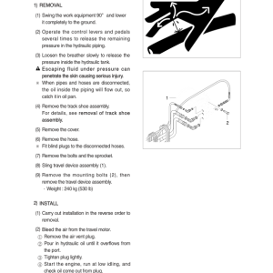 Hyundai R130VS PRO Crawler Excavator Service Repair Manual (Built in China) - Image 5