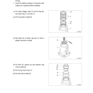 Hyundai R145CR-9A Crawler Excavator Service Repair Manual - Image 5