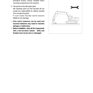 Hyundai R290LC-7 Crawler Excavator Service Repair Manual - Image 3