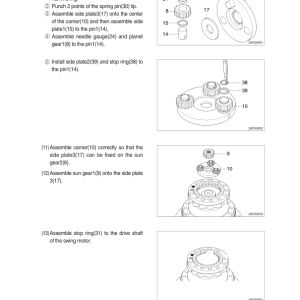 Hyundai R300LC-7 Crawler Excavator Service Repair Manual - Image 4