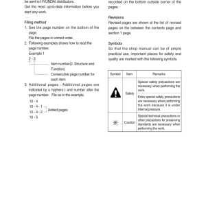 Hyundai R380LC-9A Crawler Excavator Service Repair Manual - Image 3