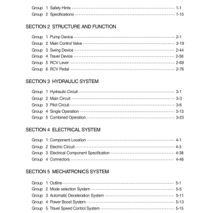 Hyundai R380LC-9SH Crawler Excavator Service Repair Manual - Image 1