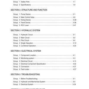 Hyundai R60-9S Crawler Excavator Service Repair Manual - Image 1