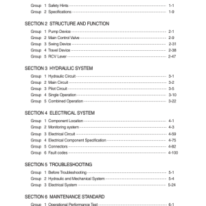 Hyundai R60CR-9A Crawler Excavator Service Repair Manual - Image 1