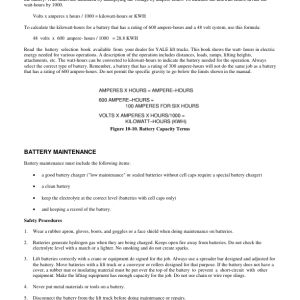 Yale ERC030AF, ERP030AF, ERC040AF, ERP040AF Forklift A814 Service Repair Manual - Image 4