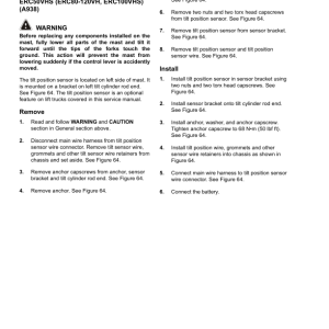 Yale ERC045VG, ERC050VG, ERC055VG, ERC060VG, ERC065VG, ERC070VG Forklift A968 Service Repair Manual - Image 5