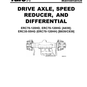 Yale ERC070HH, ERC080HH, ERC100HH, ERC120HH Forklift B839 Service Repair Manual - Image 3