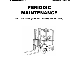 Yale ERC070HH, ERC080HH, ERC100HH, ERC120HH Forklift B839 Service Repair Manual - Image 4