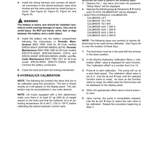 Yale ERC070HH, ERC080HH, ERC100HH, ERC120HH Forklift C841 Service Repair Manual - Image 5