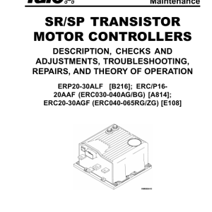 Yale ERC20AGF,ERC25AGF, ERC30AGF Forklift E108 Series Repair Manual - Image 4