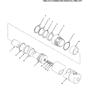 Yale ERC70HD, ERC80HD, ERC100HD, ERC120HD Forklift A839 Parts Manual - Image 4