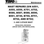 Yale ERC80VH, ERC100VH, ERC100VHS, ERC120VH Forklift A938 Service Repair Manual - Image 3