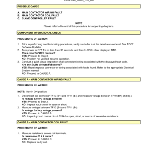 Yale ERP025VC, ERP030VC Electric Forklift B888 Service Repair Manual - Image 5