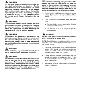 Yale ERP1.6ATF, ERP1.8ATF, ERP2.0ATF Forklift F807 Series Repair Manual - Image 4