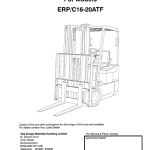 Yale ERP16ATF, ERC16ATF, ERP18ATF, ERC18ATF, ERP20ATF, ERC20ATF Forklift A807 Service Repair Manual - Image 1