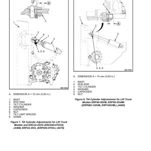 Yale ERP16VF, ERP18VF, ERP20VF Forklift A955 Service Repair Manual - Image 3