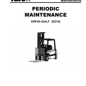 Yale ERP20ALF, ERP25ALF, ERP30ALF, ERP32ALF Forklift E216 Series Repair Manual - Image 3