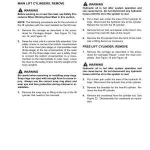 Yale ERP20ALF, ERP25ALF, ERP30ALF Electric Forklift B216 Service Repair Manual - Image 4