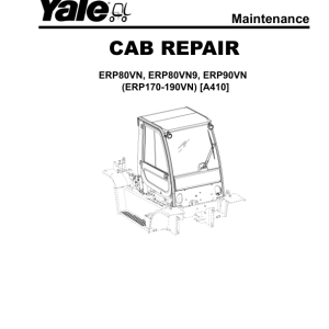 Yale ERP80VN, ERP80VN9, ERP90VN Forklift A410 Service Repair Manual - Image 3