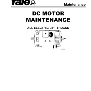 Yale ESC030FA, ESC035FA, ESC040FA Forklift A883 Service Repair Manual - Image 3