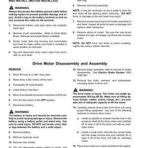 Yale ESC030FA, ESC035FA, ESC040FA Forklift A883 Service Repair Manual - Image 5