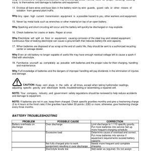 Yale ESC030ZA, ESC035ZA, ESC040ZA, ESC050ZA Forklift Z945 Series Repair Manual - Image 5