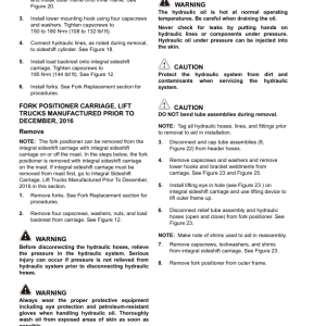 Yale GC040VX, GC050VX, GC055SVX, GC060VX, GC070VX Forklift A910 Service Repair Manual - Image 4