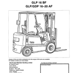 Yale GDP030AF, GDP040AF Forklift A810 Service Repair Manual - Image 2