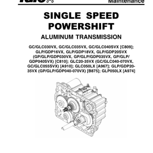 Yale GDP040VX, GDP050VX, GDP060VX, GDP070VX Forklift B875 Service Repair Manual - Image 3