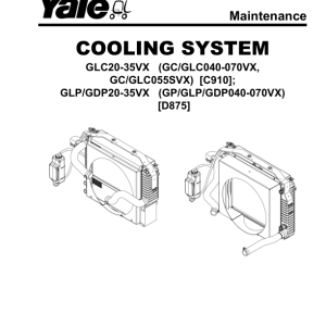 Yale GDP040VX, GDP050VX, GDP060VX, GDP070VX Forklift D875 Series Repair Manual - Image 5