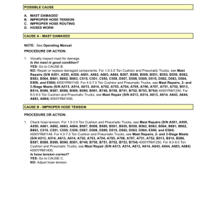 Yale GDP080VX, GDP090VX, GDP100VX, GDP110VX, GDP120VX Forklift G813 Series Repair Manual - Image 4