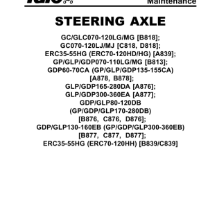 Yale GDP130EB, GDP140EB, GDP160EB C877 Forklift Service Repair Manual - Image 3