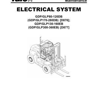 Yale GDP130EB, GDP140EB, GDP160EB Forklift D877 Series Repair Manual - Image 4