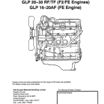 Yale GDP16AF, GLP16AF, GLP16BF, GDP20AF, GLP20AF Forklift A810 Service Repair Manual - Image 1