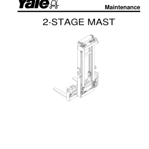 Yale GDP170DB, GDP190DB, GDP210DB, GDP230DB, GDP250DB, GDP280DB Forklift D877 Series Repair Manual - Image 4