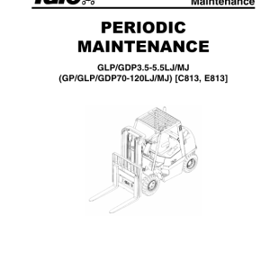 Yale GDP3.5LJ, GDP4.0LJ, GDP4.5MJ, GDP5.0MJ, GDP5.5MJ Forklift C813 Service Repair Manual - Image 3