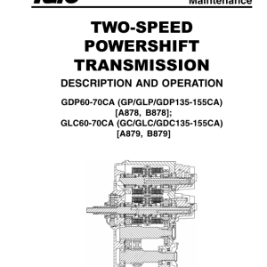 Yale GDP60CA, GDP70CA Forklift A878 Service Repair Manual - Image 3