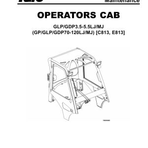 Yale GDP70LJ, GDP80LJ, GDP90LJ, GDP100MJ, GDP110MJ, GDP120MJ Forklift C813 Service Repair Manual - Image 3