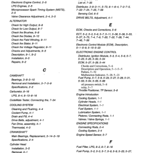 Yale GLP020RF, GLP025RF, GLP030RF, GLP020TF, GLP025TF, GLP030TF Forklift E177 Series Repair Manual - Image 5