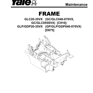 Yale GLP020VX, GLP025VX, GLP030VX, GLP035VX Forklift D875 Series Repair Manual - Image 4