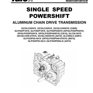 Yale GLP050LX, GDP50LX Forklift A974 Service Repair Manual - Image 3