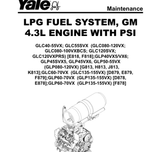 Yale GLP080VX, GLP090VX, GLP100VX, GLP110VX, GLP120VX Forklift H813 Series Repair Manual - Image 3