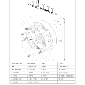 Yale GLP20UX, GDP20UX, GLP25UX, GDP25UX, GLP30UX, GDP30UX, GLP35UX, GDP35UX Forklift A960 Service Repair Manual - Image 4