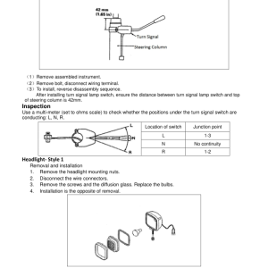 Yale GLP20UX, GDP20UX, GLP25UX, GDP25UX, GLP30UX, GDP30UX, GLP35UX, GDP35UX Forklift A960 Service Repair Manual - Image 5