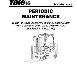 Yale GLP40VX5, GLP40VX6, GLP45VX6, GLP50VX, GLP55VX Forklift F813 Series Repair Manual - Image 3