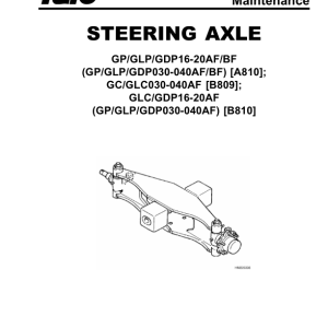 Yale GP030AF, GLP030AF, GDP030AF, GP040AF, GLP040AF, GDP040AF Forklift B810 Service Repair Manual - Image 4