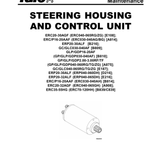 Yale GP030AF, GP040AF, GLP030AF, GLP040AF Forklift B810 Service Repair Manual - Image 4