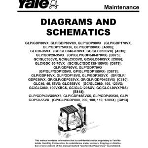 Yale GP040VX, GP050VX, GP060VX, GP070VX Forklift B875 Service Repair Manual - Image 3